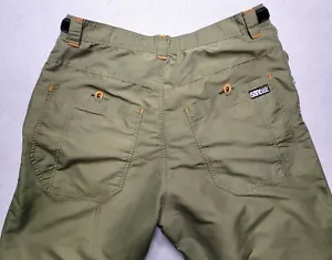 Pantaloni cargo Sancezz vintage tecnologia verde rave skater nylon gotico 32 anni 90 - Foto 1 di 12