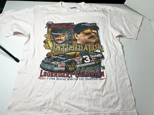 Vintage Dale Earnhardt #3 The Intimidator 1951-2001 Tee Shirt White Mens Size XL - Picture 1 of 8