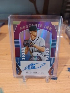 2020 Panini Absolute Ink Purple MIKE SOROKA #'D 4/25 (AI-MS) - Picture 1 of 2