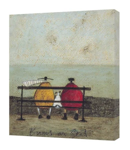 Sam Toft - Bums on Seat - 40 x 50cm Canvas Print Wall Art WDC43034 - Picture 1 of 1