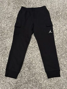Boys’ Air Jordan Black Cargo Sweatpants Joggers Dri-Fit Nike Youth Grade School - Picture 1 of 13