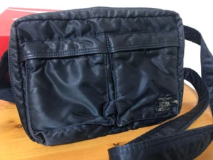 Yoshida Porter Tanker Waist Bag Shoulder Body Bag Black Men - Picture 1 of 9