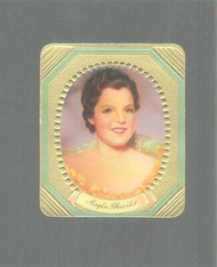 1936 AURELIA SULTAN FILM STARS  #184  MAGDA SCHNEIDER  NM+  RARE TOBACCO CARD