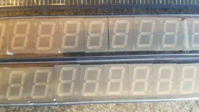 Broadcom HDSP-5701, 14.2mm, 7 Segment, Yellow, Common Anode, 10DIP, (10 pcs) NOS - Image 1 of 3