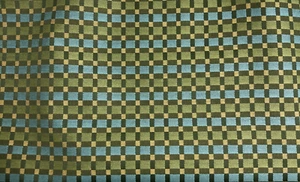 Multiple Yards of Green & Blue Art Deco Print Fabric - Timeless Design! - Picture 1 of 4