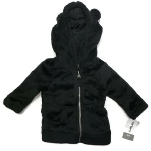 Carters Baby Unisex Hooded Sherpa Sweater Jacket Full Zip Soft Size 6 Months - Picture 1 of 7