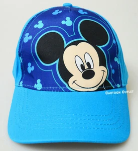 Disney Mickey Mouse Boys Baseball Cap Adjustable Hat Toddler 2+ Kids Gift  New - Picture 1 of 7
