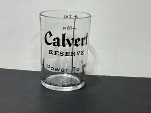 Vintage Calvert Reserve Whiskey Shot Glass made by Hazel Atlas - Picture 1 of 10