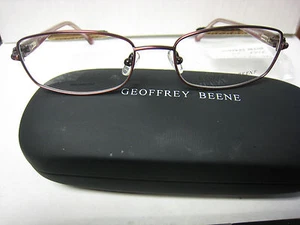 GEOFFREY BEENE EYEGLASS FRAMES Style SHINE in PINK 53-17-135 W/ Case - Picture 1 of 3