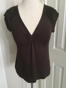 Banana Republic Women’s V-Neck Stretch Blown Stretch Blouse Top size small - Picture 1 of 7
