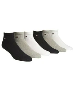 Tommy Hilfiger Men's Pitch Sport Athletic Socks 6 Pack Multi-Color Size 7-12 - Picture 1 of 3