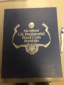 Portafoglio Monete Ufficiale US Presidential Proof-109 Proof, 6 Medaglie Presidenziali - Foto 1 di 11