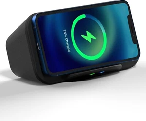 Wireless Charger, Portable Bluetooth Speaker, 10W Fast Qi Wireless Charger 18hr - Afbeelding 1 van 6