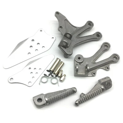 Para Kawasaki Ninja ZX10R 2004-2005 Juego de reposapiés delantero para piloto Foto 1 de 4