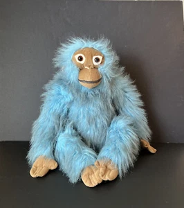 Calplush Orangutang Plush Stuffed Animal Blue Gray P1022D 20” Hairy - Picture 1 of 9