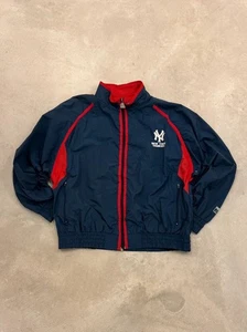 Men's Vintage Logo 7 MLB NY Yankees Lightweight Jacket Navy/Red Size XL - Picture 1 of 7