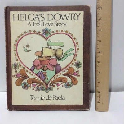 Helga's Dowry Tomie de Paola Signed Hardcover Weekly Reader Foto 1 de 4