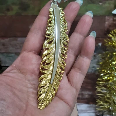 Sombrero Pluma Plata Oro para Sombrero de Vaquero Dos Tonos Pluma Artículo de Regalo  Foto 1 de 4