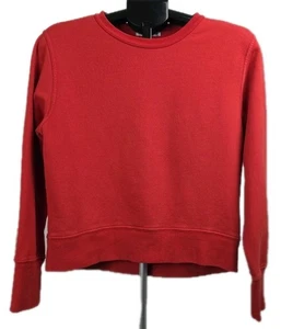 AGOLDE Premium 100% Cotton Cropped Women’s Size Large Creamsicle Orange - Picture 1 of 9