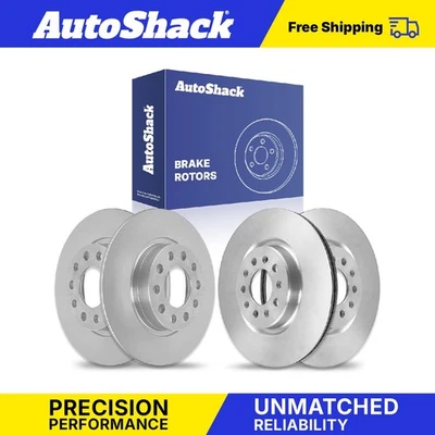 Front Rear Brake Rotors Set for Chrysler 200 2014-2021 Jeep Cherokee 2.4L - Изображение 1 из 2