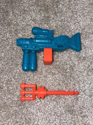 Винтаж 1995 Stretch Armstrong акваланга трезубец копье и пусковая установка крышка игрушки работает! - Изображение 1 из 4