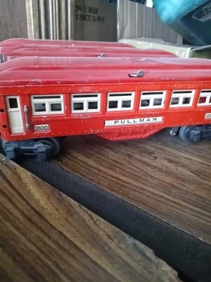 复古 Lionel 1930 年代铂尔曼乘客汽车套装 (2600,2601,2602) $199 OBB  — 第 1/3 张图片