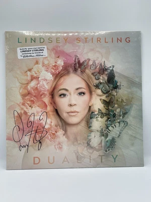 NEW Lindsey Stirling SIGNED Duality Green Color Vinyl AUTOGRAPHED Jacket LP - Image 1 of 4
