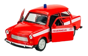 WELLY TRABANT 601 FIRE BRIGADE 1:34 DIE CAST METAL MODEL NEW IN BOX  - Picture 1 of 6