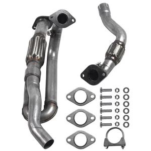 Exhaust Y Flex Pipe For Chevrolet Traverse 3.6L 3564CC 2009-2017 Stainless Steel - Picture 1 of 10