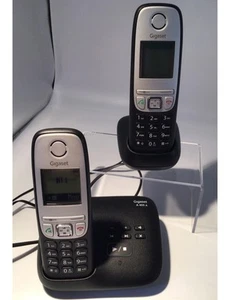 GIGASET A455A Twin Cordless Phones With Answer Machine - Used - Photo 1/5