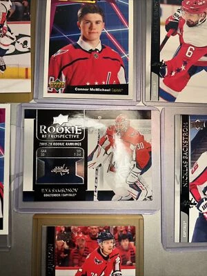 Ilya Samsonov 2020-21 Upper Deck Rookie Retrospective & Capitals Lot - Image 1 of 4