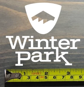 Winter Park Sticker Decal Ski 3.5" Mountain Snowboard Resort Colorado White Vail