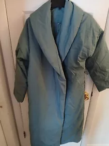 Piumino lungo donna Skims puffer colore stile cianite AP-REB-0489 taglia S G75 - Foto 1 di 4