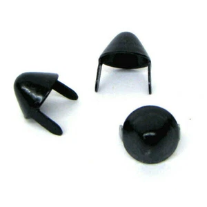 Matte Black English77 UK Studs Bag of 500 (punk 77 style) StudsAndSpikes - Picture 1 of 3
