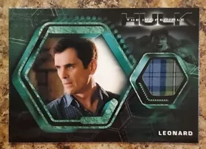 THE INCREDIBLE HULK 2008 MOVIE EXPANSION CC5 Ty Burrell As Leonard Relic Card - Picture 1 of 2