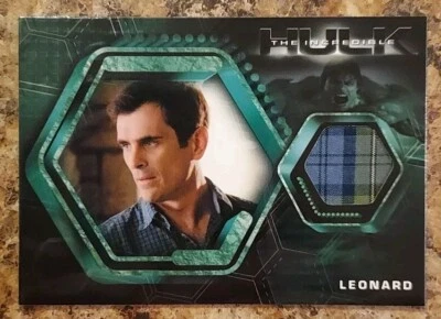 THE INCREDIBLE HULK 2008 MOVIE EXPANSION CC5 Ty Burrell As Leonard Relic Card  - Image 1 of 2