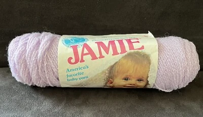 Hilo vintage marca León Jamie Baby Pompadour púrpura lavanda #244, 1,75 oz. Foto 1 de 4