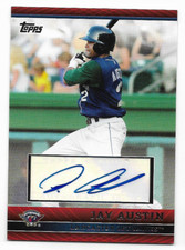 Jay Austin 2010 Topps Pro Debut Certified Auto Autograph Rookie Card 