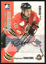 2005-06 ITG Heroes and Prospects Autographs Series II #BPO Brian Pothier