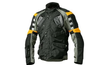 Motorrad Rallye schwarz gelb Jacke Herren Motorrad/Motorrad RIDE - Bild 1 von 4