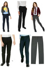 EX M&S GIRLS SHORT/LONG /EXTRA LONG SCHOOL TROUSERS ADJUSTABLE WAIST UNIFORM
