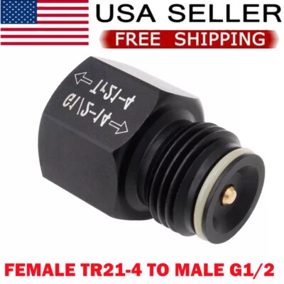 For Soda Cylinder Adapter Female TR21-4 to Male G1/2 Conversion Kit NEW - Image 1 of 4
