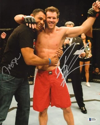 Ryan Bader & Antonio Rodrigo Nogueira Signed 11x14 Photo BAS COA UFC TUF 8 Champ - Image 1 of 4