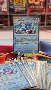 Pokemon Obsidian Flames Palafin Holo 62/197 casi nuevo jcc - Imagen 1 de 2