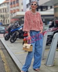 ZARA NEW WOMAN SS24 PINK STRUCTURED BEADED JACKET REF: 3920/060 - Picture 1 of 4