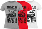 Marty Don't Ever Go to 2020 Śmieszny T-shirt męski Back to the Future Top Koszulka Top