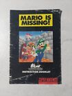 Mario is Missing MANUEL SEULEMENT !  (Super Nintendo, SNES, 1993)