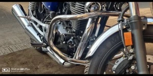 HONDA HINESS CB350 ,RS CB350 DIAMOND GUARD STAINLESS STEEL - Picture 1 of 1