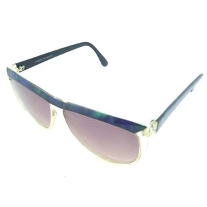 ANNIE SARAL PARIS Blue/Grn Marb VINTAGE Sunglasses * FAIR CONDITION * PO319 - Picture 1 of 8