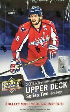 2015-16 Upper Deck Series 2 Hockey Factory Sealed Hobby Box 24 Packs
